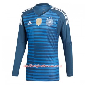 Maillot/Tenue Allemagne Gardien Domicile Coupe du monde 2018 Manche Longue
